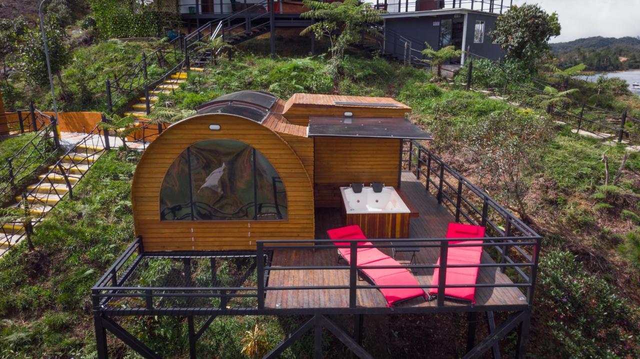 Glamping The Mountain Hotel Guatapé Eksteriør billede