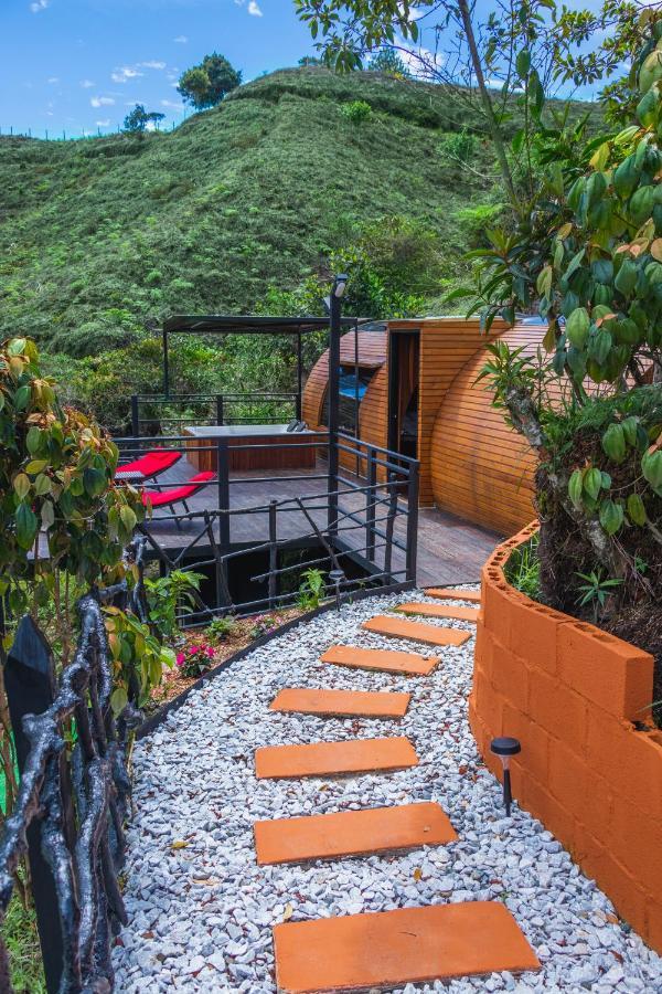 Glamping The Mountain Hotel Guatapé Eksteriør billede