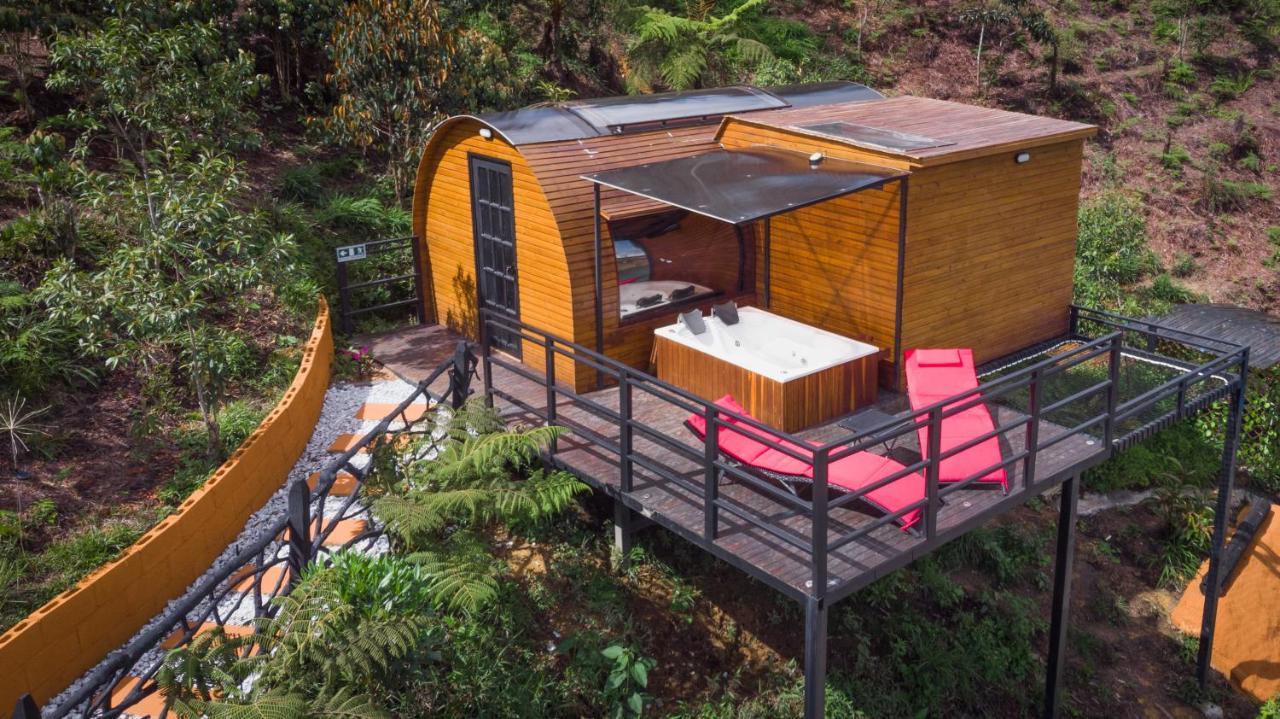 Glamping The Mountain Hotel Guatapé Eksteriør billede