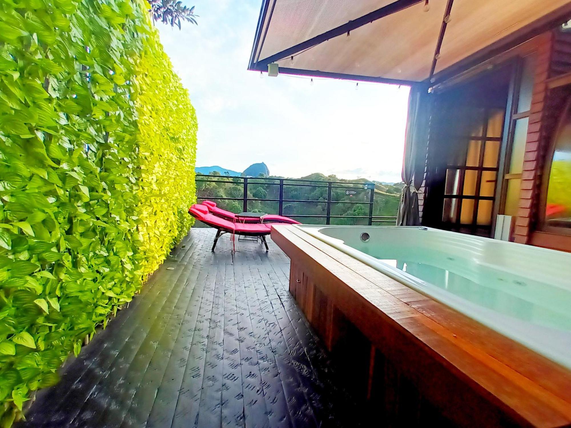 Glamping The Mountain Hotel Guatapé Eksteriør billede